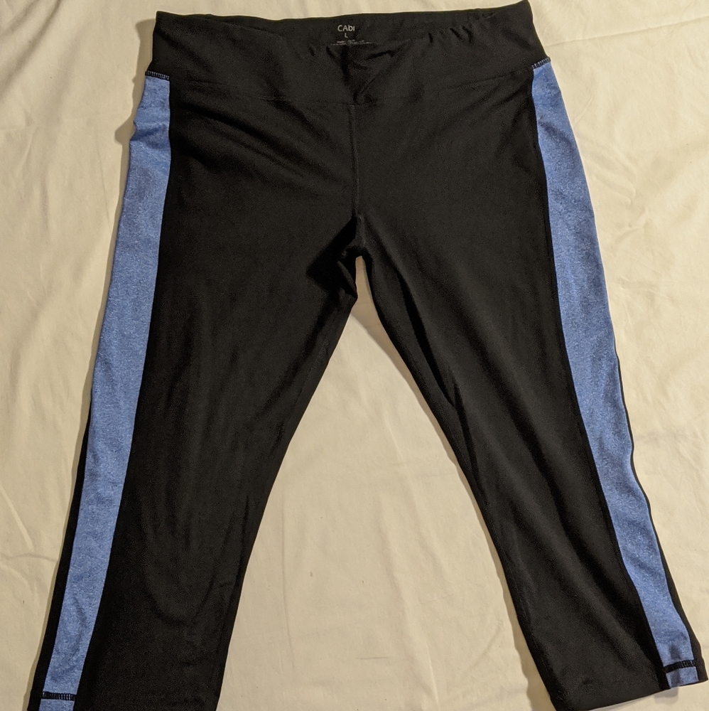 CABI Racer Tech crop Legging #809 size Large
